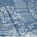 Rockford Illinois.  The Water Power District in the bottom right of the picture   Circa 1930 s